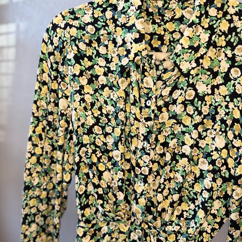 Zara Floral Long Sleeve Dress - Picture 5 of 6